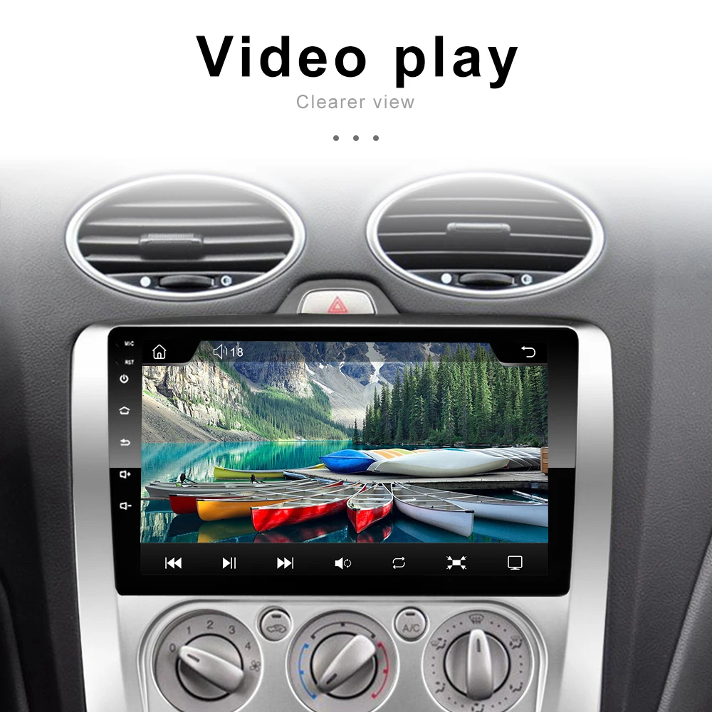 AMPrime 9 дюймов HD Автомобильный мультимедийный плеер 2 din автомобильный стерео радио Bluetooth аудио Mirrorlink FM аудио MP5 плеер с задней камерой