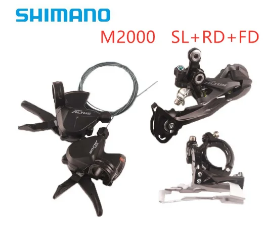 Shimano ALTUS M2000 горный велосипед 9 скоростей переключения+ передний задний+ переключатель переключения передач Обновление от M370 27s переключатель SGS