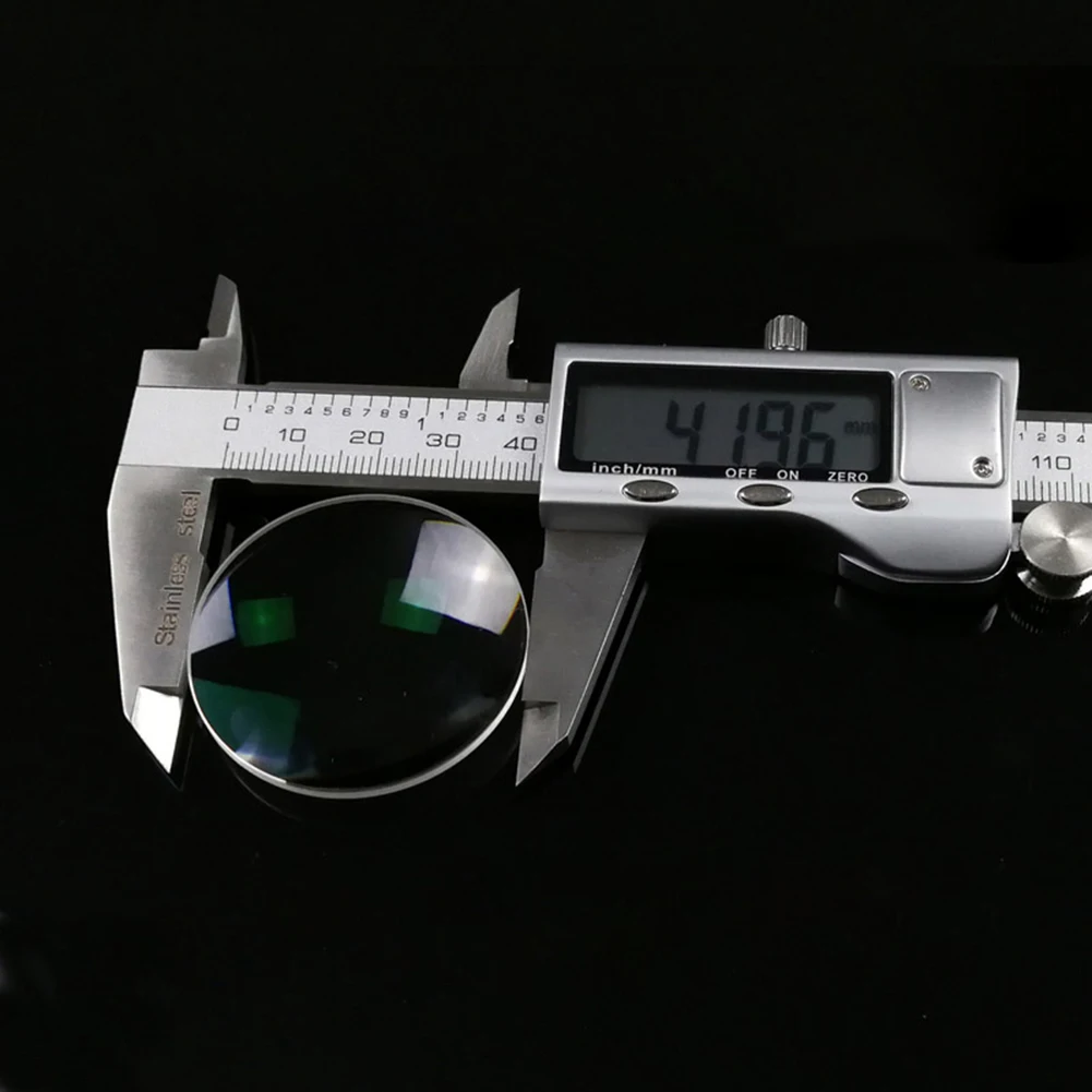 circle Instrument Triple Prism 42mm Diameter 65mm Focal Length Optical Test Convex Lens Optical Instrument Triple Prism