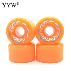 Blank Pro 70x42mm Longboard Wheel 4pcs/Set Cruiser Skateboard Wheels Fit Plastic Backpack Skate Board For DIY Skateboard