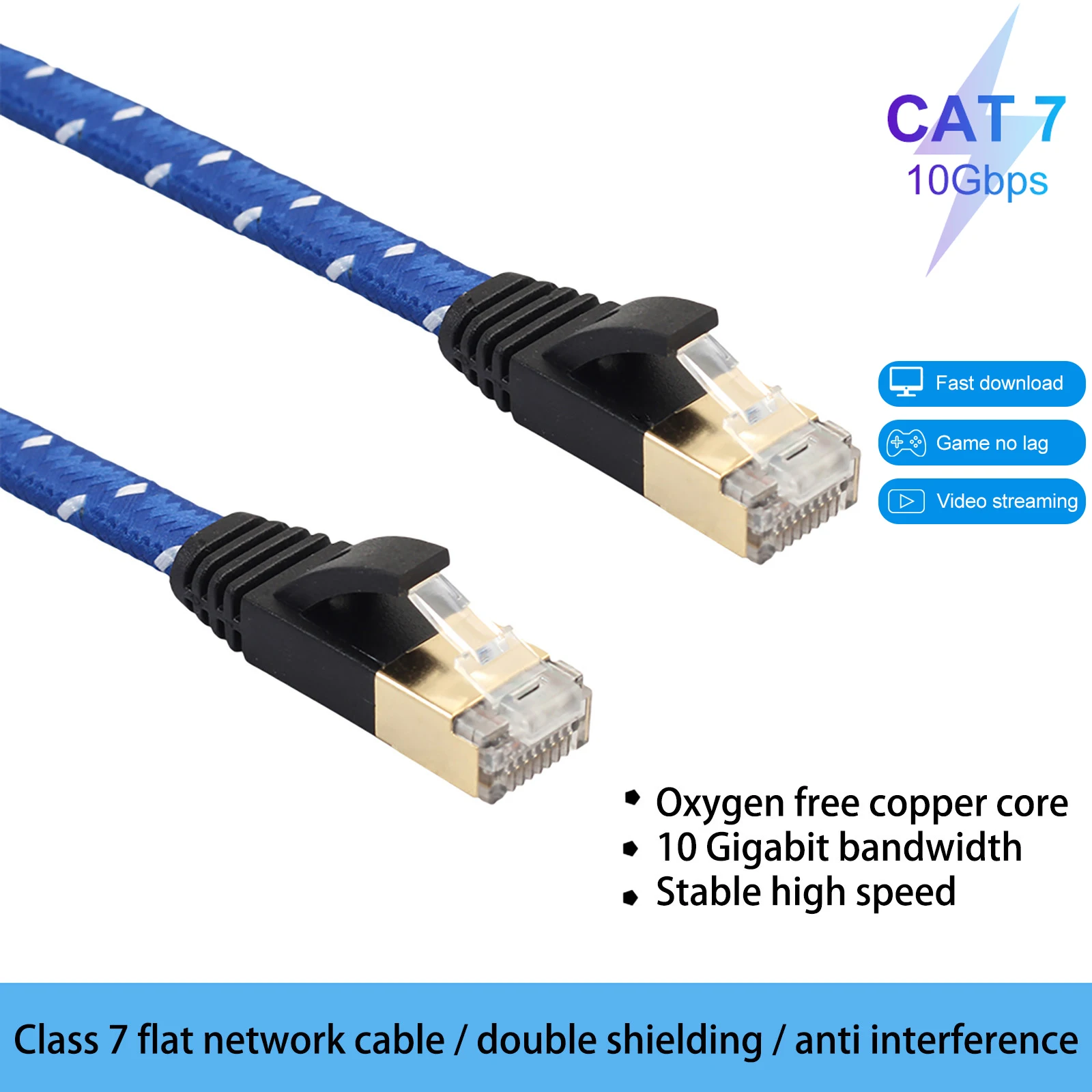 Ethernet Cable Cat7 Lan UTP CAT 7 RJ 45 Network RJ45 Internet Patch Cord for Modem Router |
