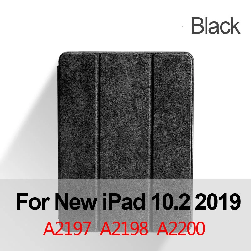 Для iPad Pro 10,5 Чехол iPad Air 3 чехол Alcantara роскошный корпус замшевый Чехол Smart Cover для iPad 10,2 7th Funda - Цвет: Black 19 10.2