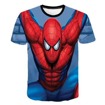 

Summer 3D Children T Shirts boys clothes Super Hero Spider man Superman Baby Boy Tee Kids T-Shirt Summer Fashion streetwear Tops