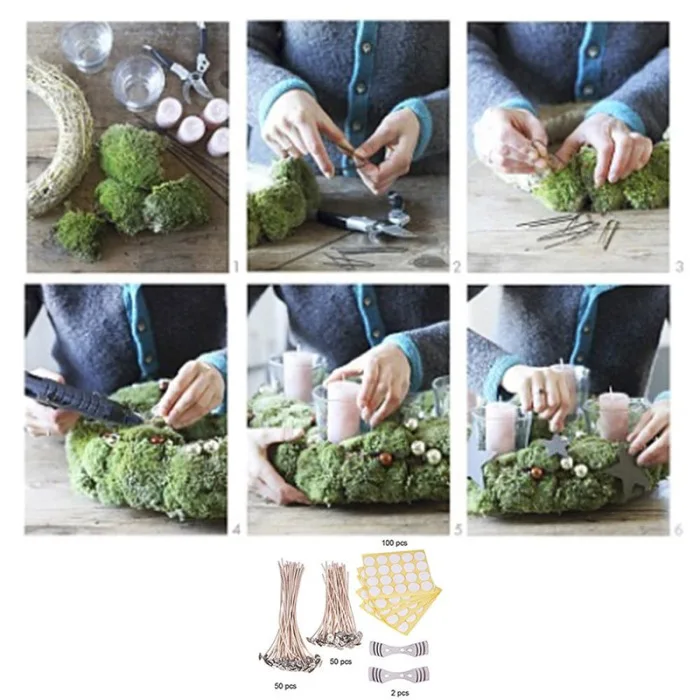 1 компл. DIY Набор для изготовления свечей с фитилем центрирующее Предупреждение ющие наклейки запчасти комплект de ferramentas de vela UYT магазин