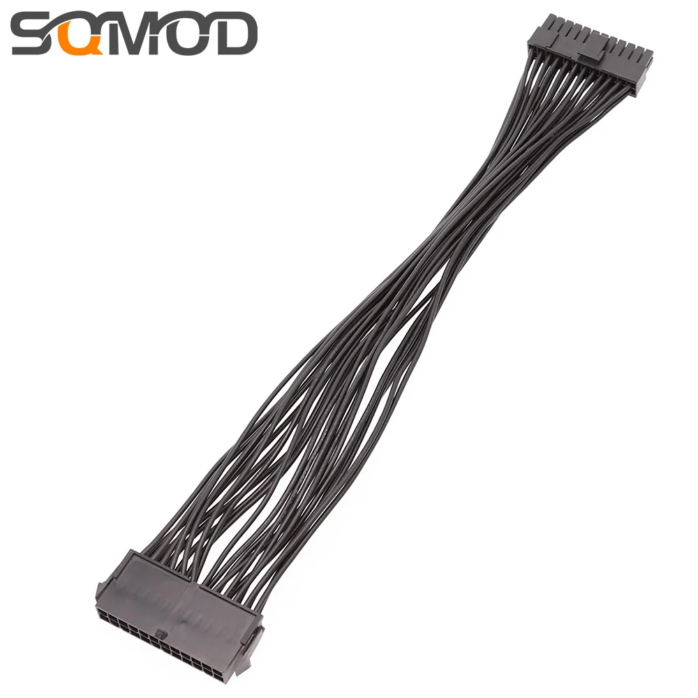 24 pin PSU power extension cable power supply 30 cm 24 pin power male to female ATX mining computer adapter