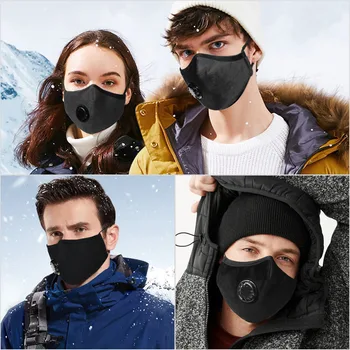 

Dropshipping 1/5pcs PM2.5 Haze Mask Breath Valve Anti-dust Mouth Mask Breathable Respirator Reusable Washed Reusable Mouth Masks
