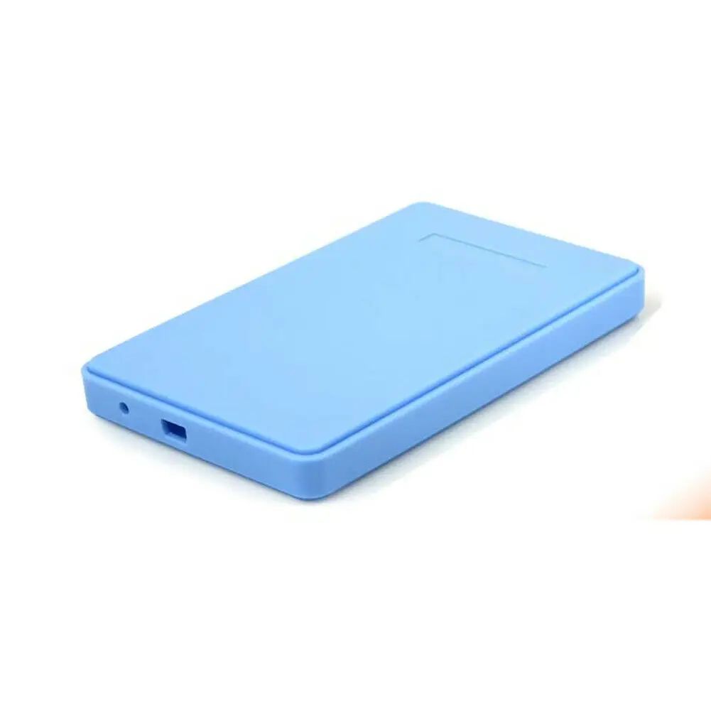 Синий USB 3,0 Интерфейс 2,5 дюйма HDD для жесткого диска ноутбука корпус диск внешний чехол коробка - Цвет: Синий