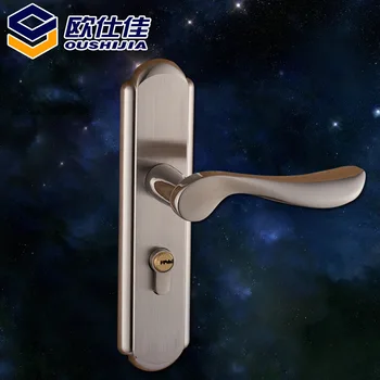 

European Style 304 Stainless Steel Door Luxury Interior Wood Door Bedroom Door American-Style Lock Three-piece Set-