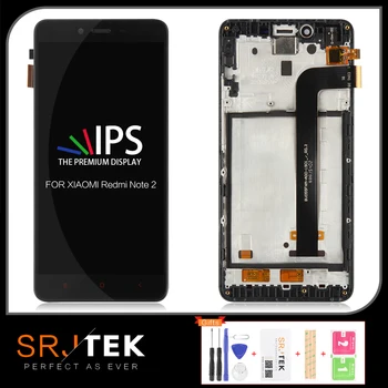 

Srjtek LCD For Xiaomi Redmi Note 2 LCD Display Touch Assembly For Hongmi Note 2 Screen Digitizer Redplacement Parts 1980*1020