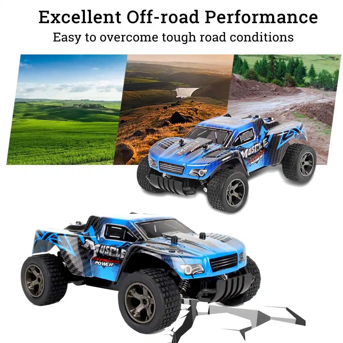 55 км/ч 1/20 2,4 ГГц 4WD RC гоночный автомобиль электрический пульт дистанционного управления по бездорожью высокоскоростная игрушка подарок на день рождения для детей Детские игрушки подарок