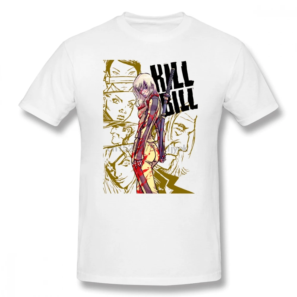 Kill Bill футболка Футболка с принтом хлопковая короткими рукавами 6xl летняя