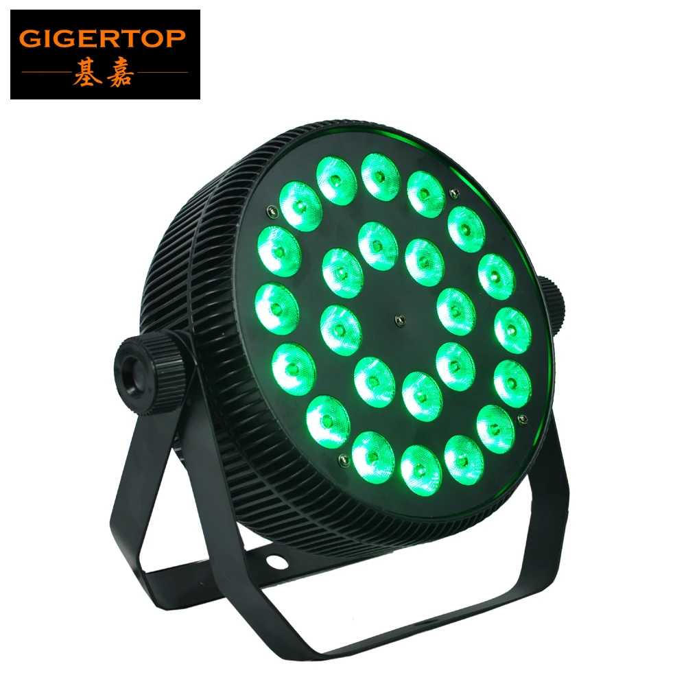 Freeshipping 24 x 12W Flat Aluminum Led Par Light 25 Degree Lens 4/8 Channels DMX Control Silent Working No Waterproof CE ROHS | Лампы и