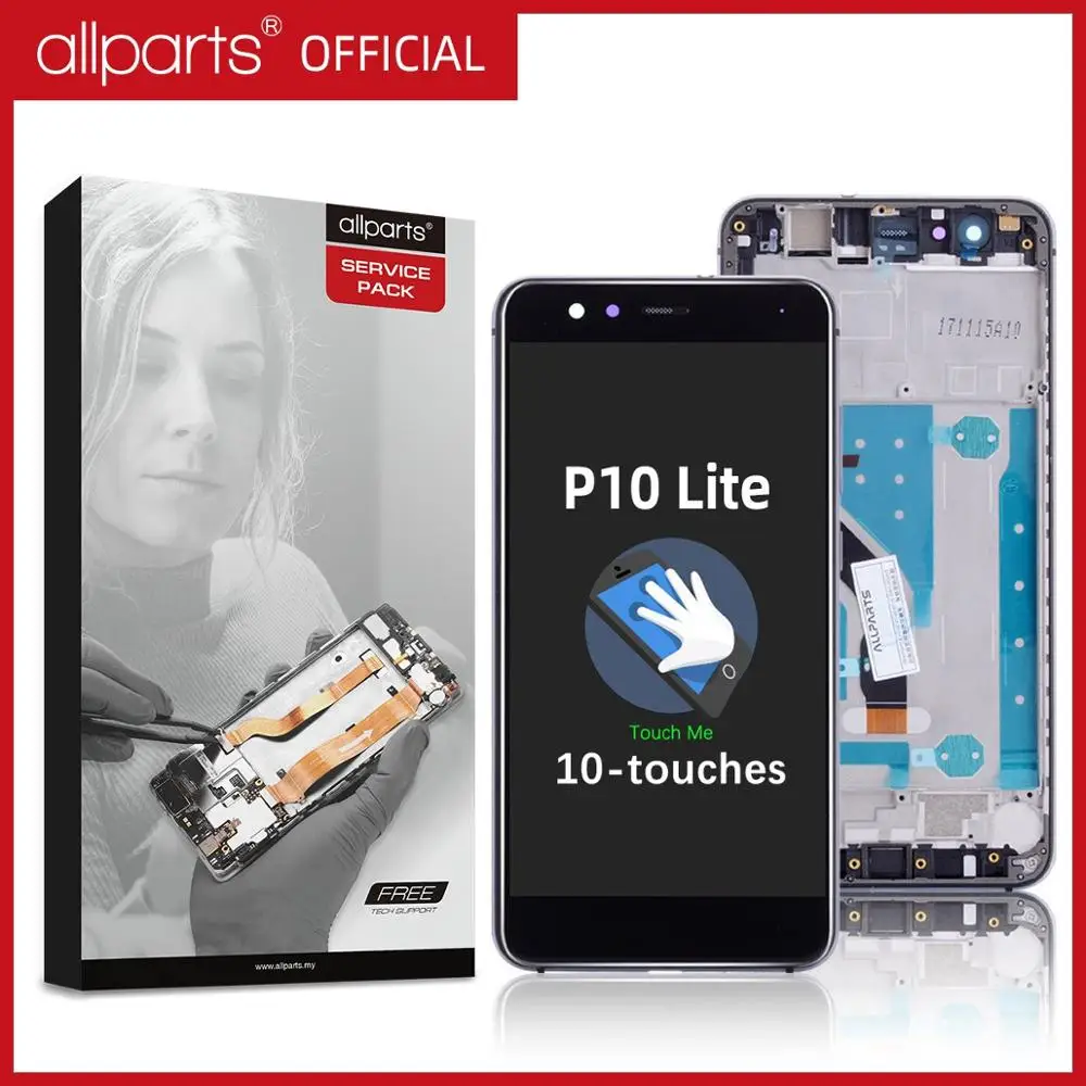 исплей для HUAWEI P10 Lite Nova was lx1 lx2 WAS LX1 LCD в сборе с тачскрином Оригинал 5.2'' черный