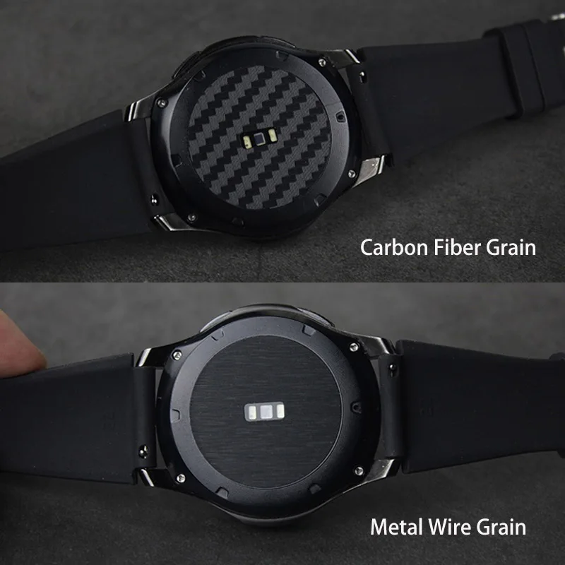 

2PCS Watch film for Gear S3 Classic/ Frontier Carbon Fiber Back Screen Protector Film Cover For Samsung Galaxy Watch 46mm 42mm