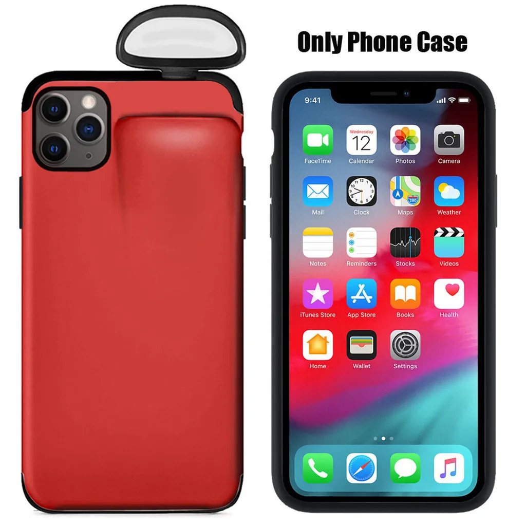 2 в 1 беспроводная гарнитура набор защиты для IPhone 11 Pro Max и для наушников