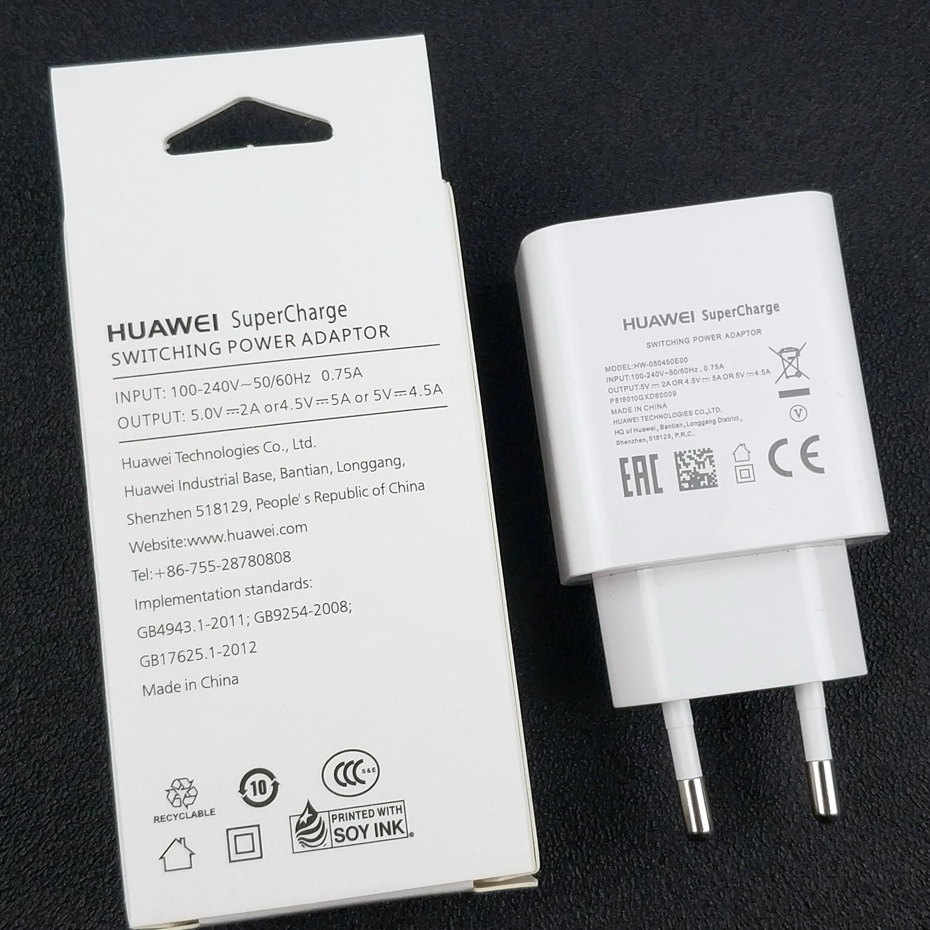Huawei mate 20, зарядное устройство,, 5А, быстрая зарядка, 22,5 Вт, для путешествий, Usb type-C, зарядный адаптер для P9 P10 P20 P30 mate 9 10 20 30 pro телефона