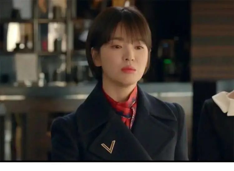 Шерстяной маленький костюм женское пальто зима стиль Song Hye-Yo Стиль Знаменитостей корейский стиль черный с дополнительной подкладкой шерстяной C