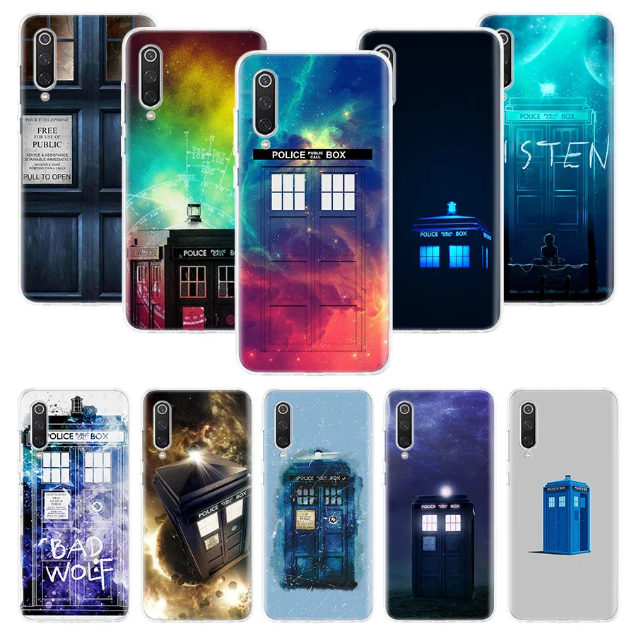 Из ТПУ с принтом &quotТардис (коробка Doctor Who футляр для Xiaomi Redmi Note 9s до 8 лет Одежда