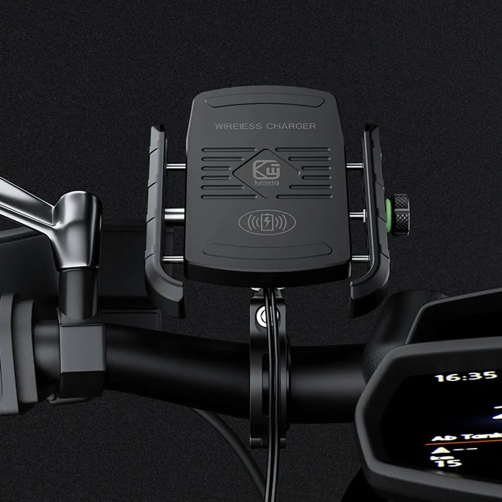 Зарядное устройство для мотоцикла держатель для сотового телефона Подставка для мотоцикла Беспроводное зарядное устройство крепление Din-USB разъем SAE-USB кабель Мото Аксессуары
