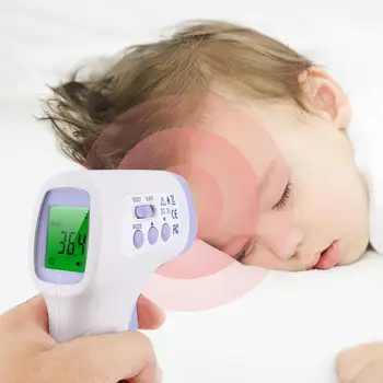 

Handheld Portable Non-contact infrared forehead temperature gun High Precision Thermometer Dropship Temperature Meter