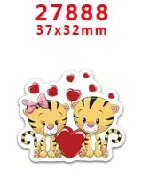 27888 30 шт мультяшный персонаж плоское украшение из смолы PR 27388 - Цвет: 27888