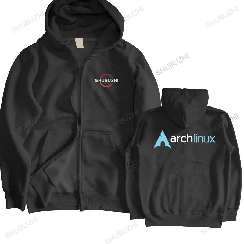 Толстовка унисекс с принтом худи логотипом ARCH LINUX брендовая одежда большие