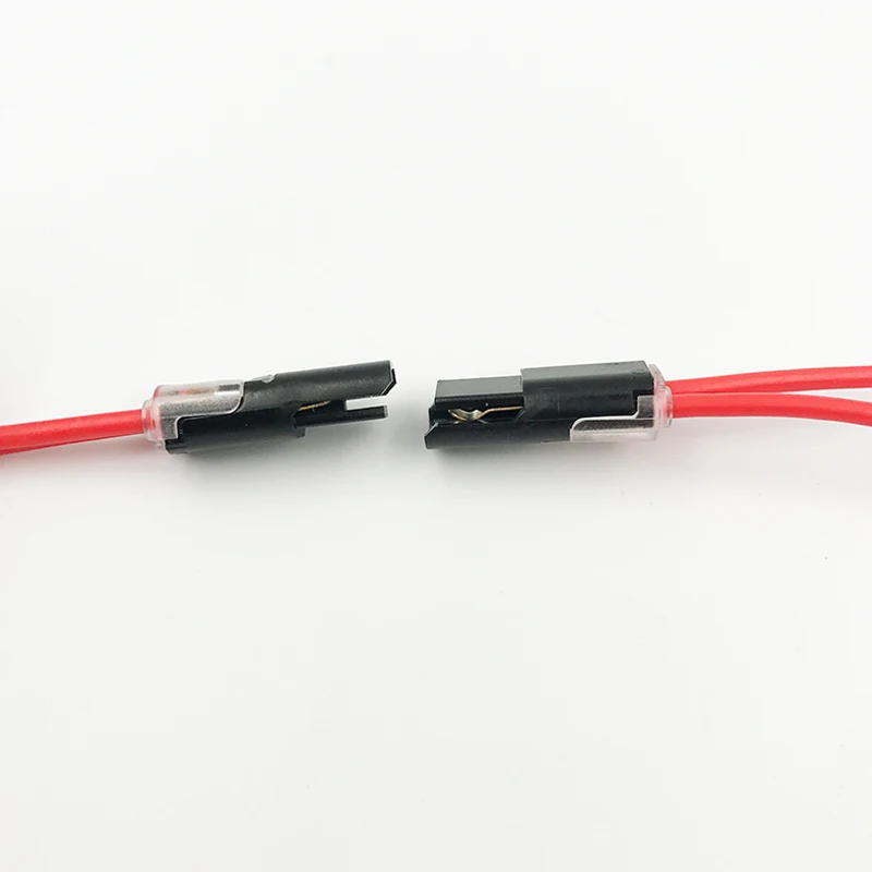 10 шт. 2pin вставной пружинный проволочный замок на скотче разъем для 22-20AWG провода быстрого сращивания соединительный кабель обжимные клеммные блоки