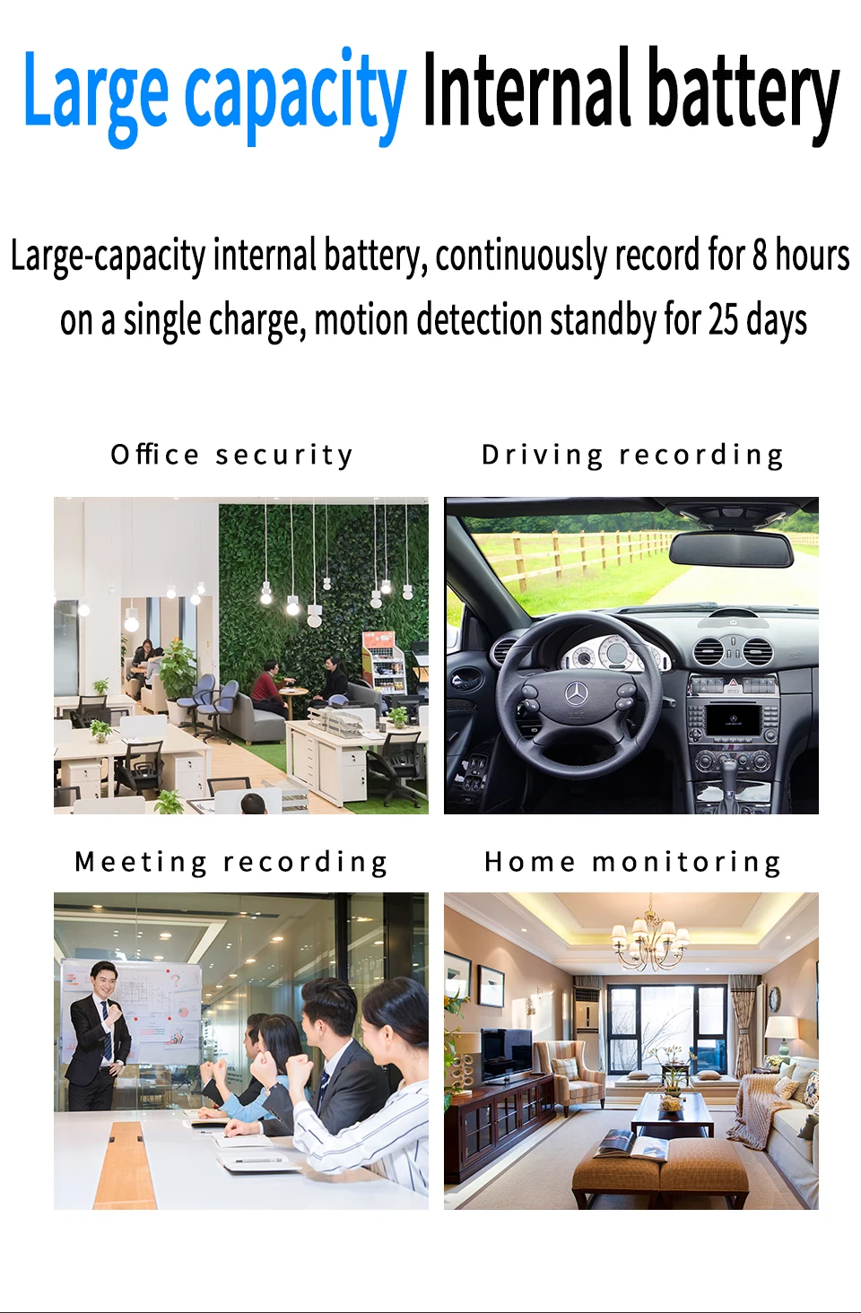 large capecity internal battery