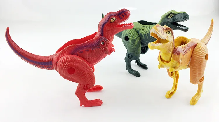 MZ игрушка трансформация динозавр Юрского периода T-Rex Капсула Игрушка Дети Раннее Образование игрушка подарок распределение
