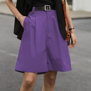 

Women Shorts 2020 VONDA Summer Solid Color Shorts With Pockets Plus Size Bohemian Party Women's Bottoms Elegant Shorts Femme