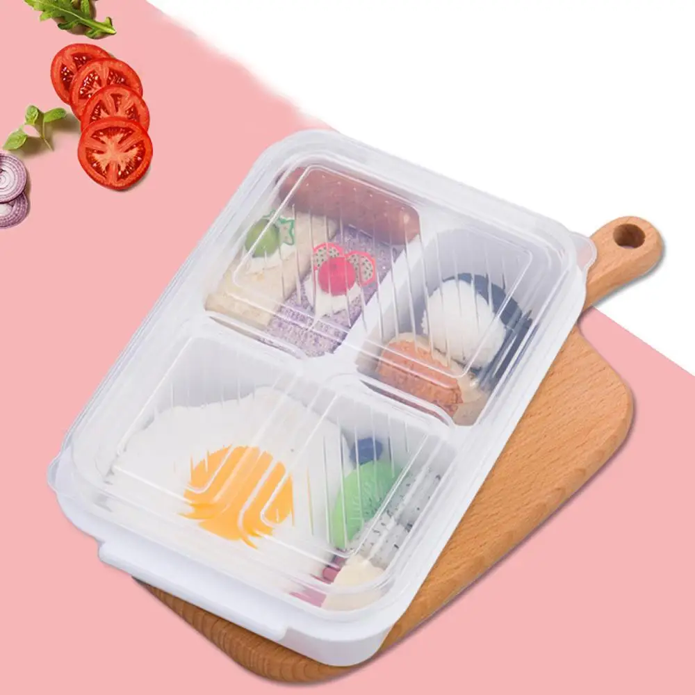 

Separate lunch box Portable Bento Box Lunchbox Leakproof Food Container Microwave oven Dinnerware for Students organizer @30