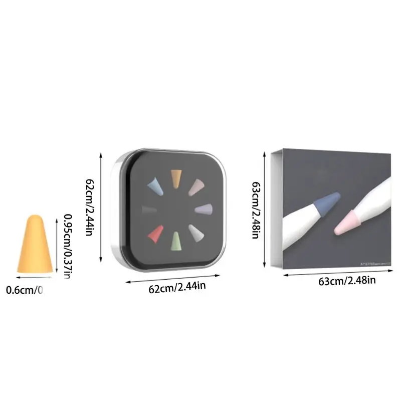Силиконовый сменный карандаш защитный чехол для Apple Pencil 1st 2nd|Стилусы планшетов| |