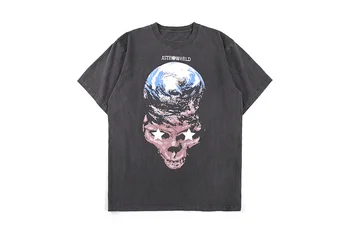 

High Quality Travis Scott Wish You Were Here T-Shirt Men Women O-Neck Tops Tees Astroworld Cotton Short Sleeve T-Shirt Men