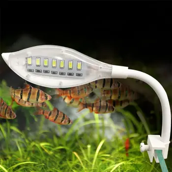 

Aquarium Light Leaf Shaped Mini LED Light for Water Grass Plant Grow USB Charge 11UA