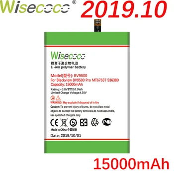 

WISECOCO 15000mAh BV9500 Battery For Blackview BV9500/ BV9500 Pro Phone Latest Production High Quality Battery+Tracking Number