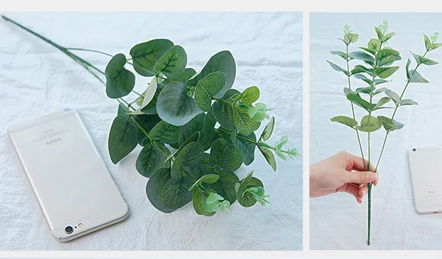 25~80cm Simulation Leaf Fake Plant Leaves for Adornment Photography Background Accessories Studio Photo Shooting Backdrops Props L