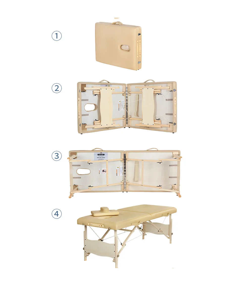Складная Косметическая кровать 184 см Длина 71 см ширина портативная мебель для салона деревянные портативные массажные столы для спа