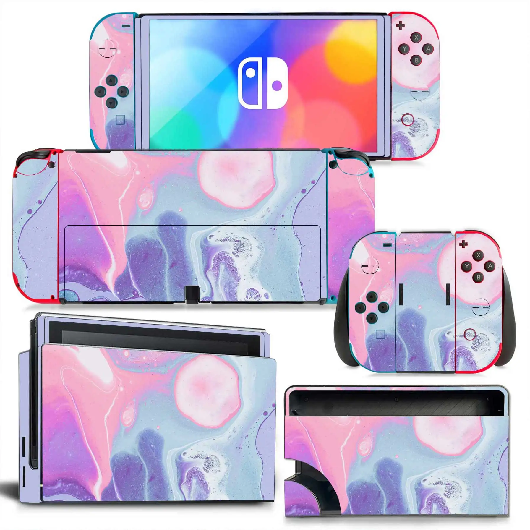 Good picture for Nintend o Switch oled skin for Switch oled pvc skin for ns oled  vinyl skin sticker