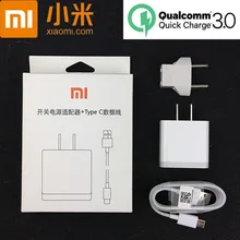 Xiao mi 18 Вт быстрое зарядное устройство QC 3,0 Быстрая Зарядка адаптер питания usb type c для mi a1 a2 mi 8 9 mi x 2 3 Red mi note 7 k20 pro