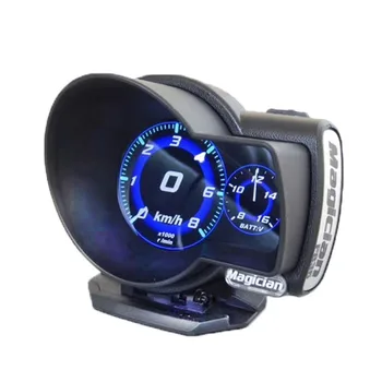 

Multifunctional Head-Up Car OBD Digital Speedometer HUD Turbo Boost Pressure Meter Overspeed Alarm Vehicle Diagnostic Tool