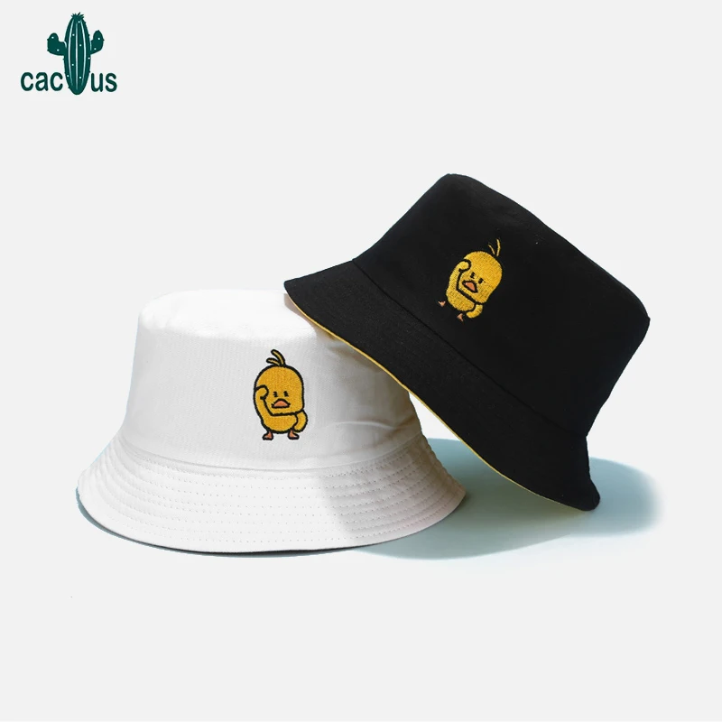 

Bucket Hat for Wwomen Fashion Cotton Reversible Bob Femme Caps Panama Sad Boys Fold Sun Beach Fisherman Hat