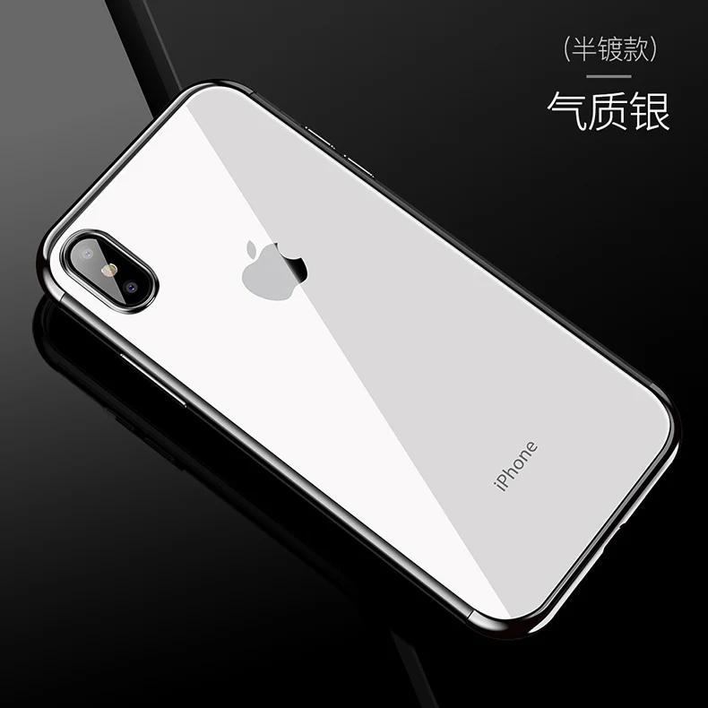 Цветной прозрачный противоударный чехол для телефона iPhone 11, 11Pro, X, XS, XR, XS, Max, 8, 7, 6, 6S Plus, Мягкий защитный чехол из ТПУ