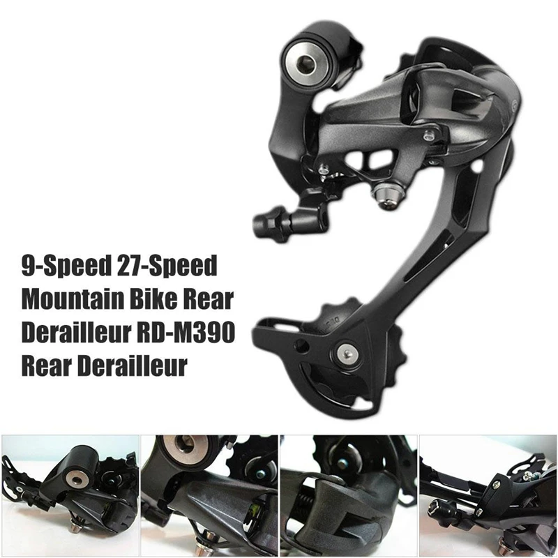 BMDT-Mountain Bike Rear Derailleur 9-Speed 27-Speed Bicycle RD-M390 Rear Derailleur