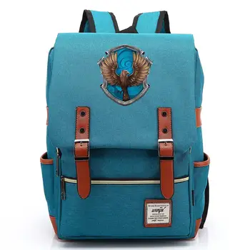 

Gift Fashion Magic School Snake Lion Eagle Buckle Children School bag Teenagers Student Schoolbags Women Bagpack Men Backpack