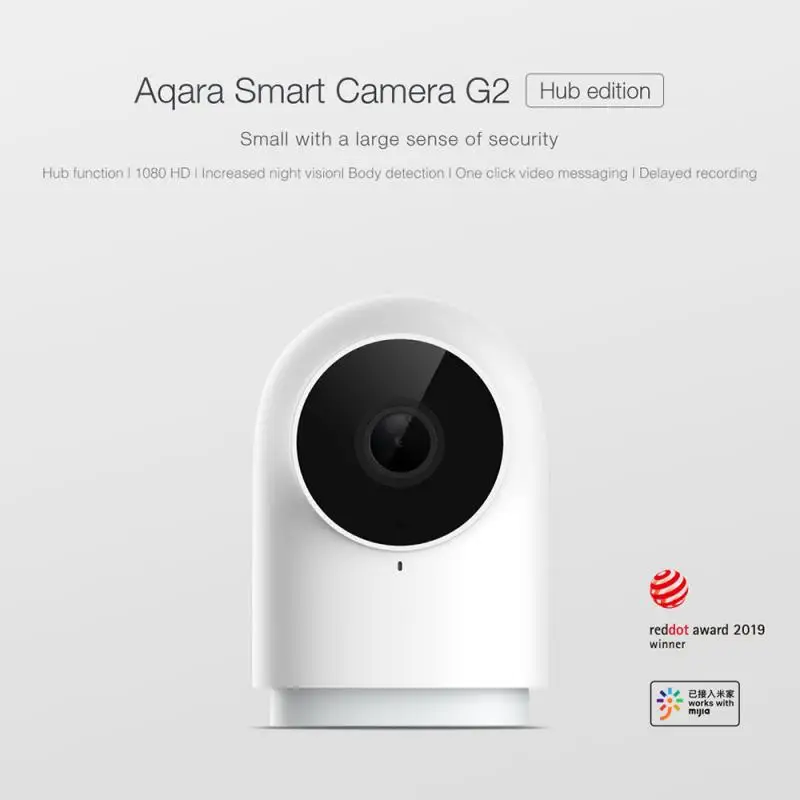 Aqara 1080P смарт-камера G2 hub Gateways Edition Zigbee связь IP Wifi Беспроводная облачная Домашняя безопасность умные устройства с американской вилкой