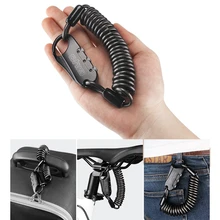 GIYO велосипед мини кабельный замок 1500 мм велосипеды раза Шлем кабель замок 3-значный Комбинации Анти-кражи Велосипедные замки для MTB дорожный велосипед