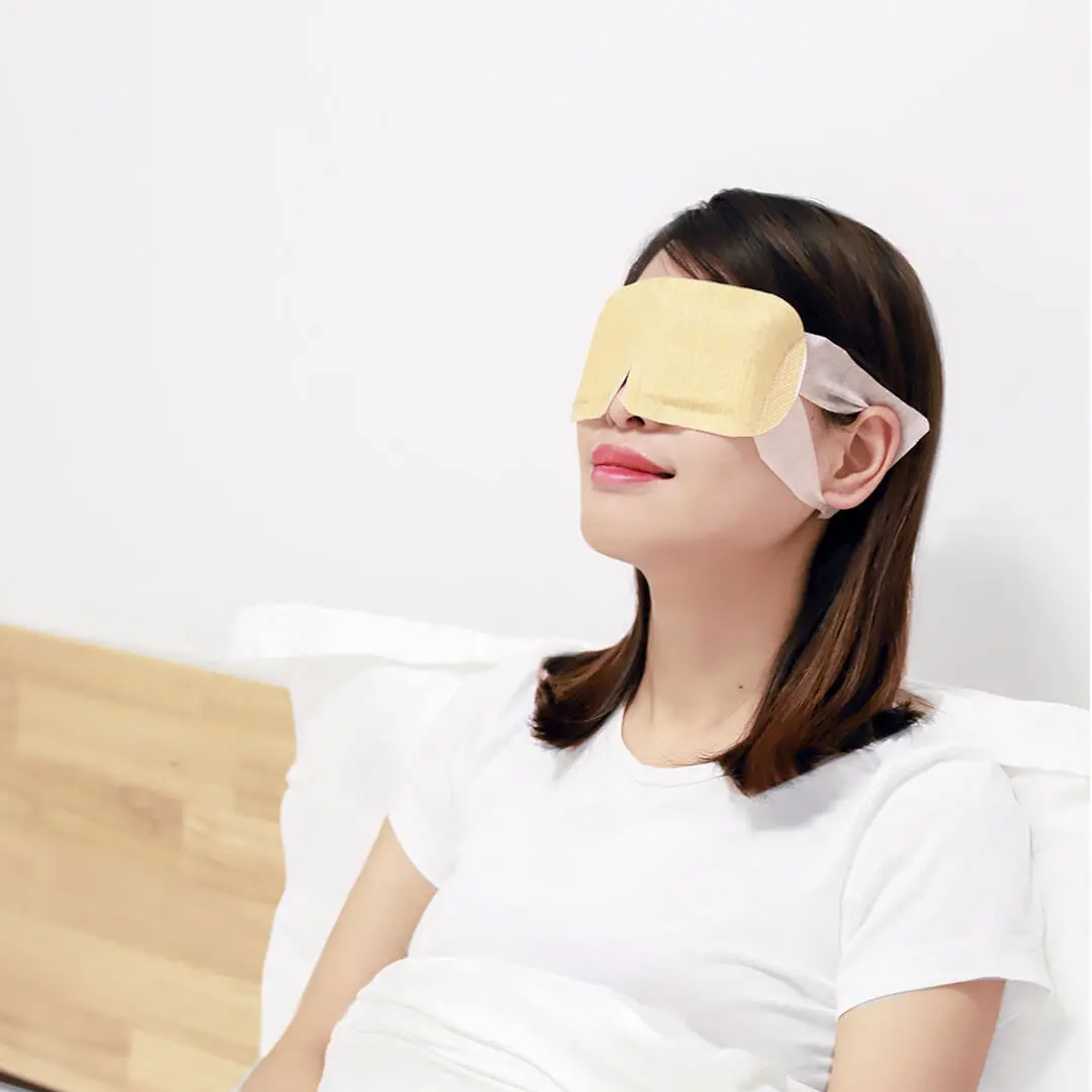 

90 Points Hot Compress Steam Eyeshade Self Heating Temperature Control Technology Thin Type Lifa Hot Body