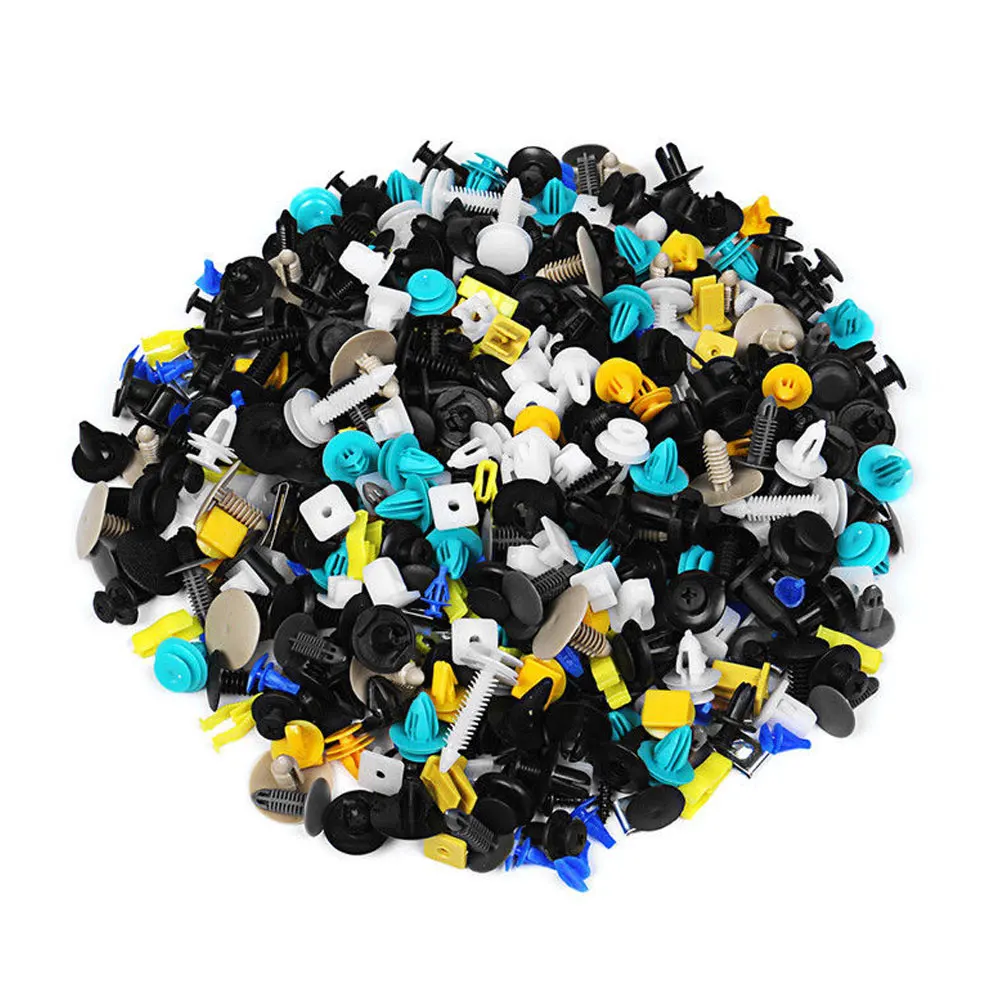 Rivet Panel Bumper Rivet Panel Portable Door Rivet Panel Fitting Clip Plastic 500Pcs Pratical