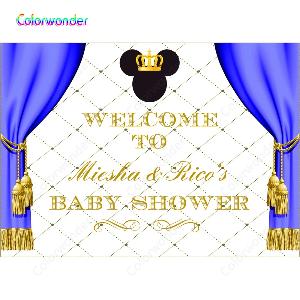 Corona Cumpleanos Tela Mickey Fondo Azul Articulos De Fiesta Y Papeleria Productos Handmade Fitness Wittenberge De