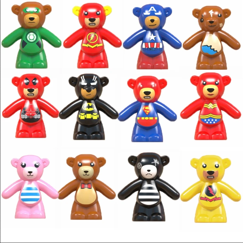 

Legoing Animals Bear Zoo Jungle Whale Toys For Children Figure Wolf Orangutan Kids Gifts Model Shark Sets Figures Legoing Marvel